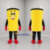 Custom Yellow and Black Drink Cup Mascot Costume Adult Full Body Suit for Food Promotions