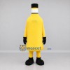 Custom Yellow and Black Bottle Mascot Costume Adult Full Body Suit for Retail Promotions