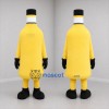 Custom Yellow and Black Bottle Mascot Costume Adult Full Body Suit for Retail Promotions