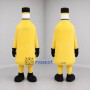Custom Yellow and Black Bottle Mascot Costume Adult Full Body Suit for Retail Promotions