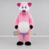 Custom Pink and White Pig Mascot Costume Adult Full Body Suit for Farm Events