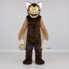 Custom Brown and Tan Bat Mascot Costume Adult Full Body Suit for Halloween Events