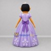 Custom Purple Princess Mascot Costume Adult Full Body Suit for Children's Parties