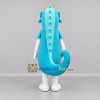 Custom Turquoise Seahorse Mascot Costume Adult Full Body Suit for Ocean Events