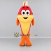 Custom Red Yellow and Orange Fish Mascot Costume Adult Full Body Suit for Ocean Events
