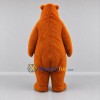 Custom Orange Bear Mascot Costume Adult Full Body Suit for Wildlife Events