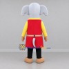 Custom Gray Red and Yellow Worker Elephant Mascot Costume Adult Full Body Suit for Community Events