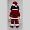 Custom Red and White Santa Dog Mascot Costume Adult Full Body Suit for Christmas Events