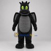 Custom Black and Gray Dragon Mascot Costume Adult Full Body Suit for Fantasy Events