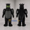 Custom Black and Gray Dragon Mascot Costume Adult Full Body Suit for Fantasy Events