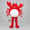 Custom Red and White Crab Mascot Costume Adult Full Body Suit for Seafood Promotions