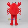 Custom Red and White Crab Mascot Costume Adult Full Body Suit for Seafood Promotions