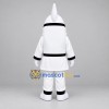 Custom White and Black Martial Arts Shark Mascot Costume Adult Full Body Suit for Sports Events