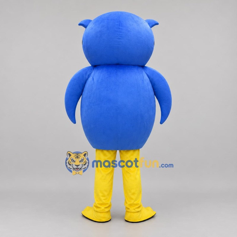 Custom Blue and Yellow Fantasy Creature Mascot Costume Adult Full Body Suit for Children's Events
