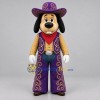 Custom Purple and Gold Cowboy Dog Mascot Costume Adult Full Body Suit for Western Events