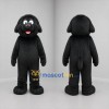 Custom Black Dog Mascot Costume Adult Full Body Suit for Pet Events