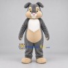 Custom Gray and Cream Rabbit Mascot Costume Adult Full Body Suit for Easter Events