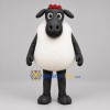 Custom Black and White Sheep Mascot Costume Adult Full Body Suit for Farm Events