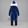 Custom Blue and White Mandrill Mascot Costume Adult Full Body Suit for Fantasy Events