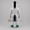 Custom Gray and Black Horse Mascot Costume Adult Full Body Suit for Sports Events