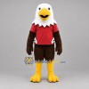 Custom Brown White and Red Bald Eagle Mascot Costume Adult Full Body Suit for Sports Events