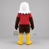 Custom Brown White and Red Bald Eagle Mascot Costume Adult Full Body Suit for Sports Events