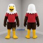 Custom Brown White and Red Bald Eagle Mascot Costume Adult Full Body Suit for Sports Events