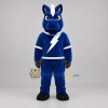 Custom Blue and White Horse Mascot Costume Adult Full Body Suit for Sports Events