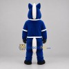 Custom Blue and White Horse Mascot Costume Adult Full Body Suit for Sports Events