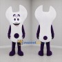 Custom White and Purple Wrench Mascot Costume Adult Full Body Suit for Hardware Promotions