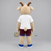 Custom Tan and White Goat Mascot Costume Adult Full Body Suit for School Events