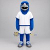 Custom Blue and White Eagle Mascot Costume Adult Full Body Suit for Sports Events