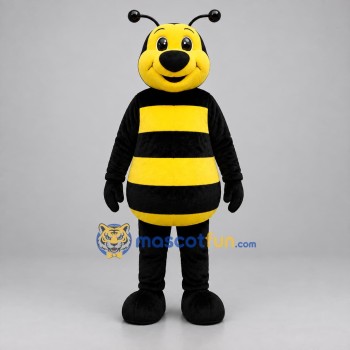 Custom Yellow and Black Bee Mascot Costume Adult Full Body Suit for Garden Events