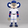 Custom Blue and White Baseball Koala Mascot Costume Adult Full Body Suit for Baseball Games