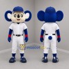 Custom Blue and White Baseball Koala Mascot Costume Adult Full Body Suit for Baseball Games