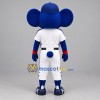 Custom Blue and White Baseball Koala Mascot Costume Adult Full Body Suit for Baseball Games