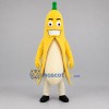 Custom Yellow and Cream Banana Mascot Costume Adult Full Body Suit for Food Promotions
