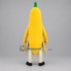 Custom Yellow and Cream Banana Mascot Costume Adult Full Body Suit for Food Promotions