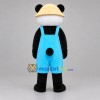 Custom Black White and Blue Panda Mascot Costume Adult Full Body Suit for Children's Events