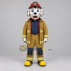 Custom Black White and Tan Firefighter Dalmatian Mascot Costume Adult Full Body Suit for Fire Safety Events