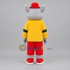 Custom Gray Yellow and Red Mouse Mascot Costume Adult Full Body Suit for Children's Events