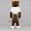 Custom Brown and White Beaver Mascot Costume Adult Full Body Suit for Nature Events