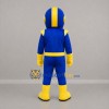 Custom Blue and Yellow Space Hero Mascot Costume Adult Full Body Suit for Costume Parties