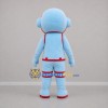 Custom Light Blue and Red Astronaut Boy Mascot Costume Adult Full Body Suit for Space Events