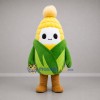 Custom Yellow and Green Corn Mascot Costume Adult Full Body Suit for Harvest Festivals