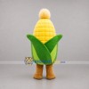 Custom Yellow and Green Corn Mascot Costume Adult Full Body Suit for Harvest Festivals
