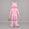 Custom Pink and White Panther Mascot Costume Adult Full Body Suit for Costume Parties