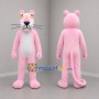 Custom Pink and White Panther Mascot Costume Adult Full Body Suit for Costume Parties