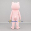 Custom Pink and White Cat Mascot Costume Adult Full Body Suit for Children's Events
