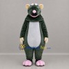 Custom Dark Gray and Pink Rat Mascot Costume Adult Full Body Suit for Halloween Events